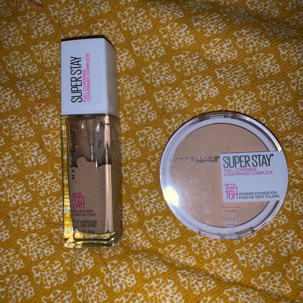 Maybelline Full Coverage 24hr Foundation & Powder